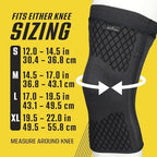 FUTURO Premium Compression Knee Sleeve with Stabilizers, Removable Stabilizers, Advanced Customizable Compression Sleeve, for Mild Arthritis, Swelling, Soreness, Sprains, and Strains, Large