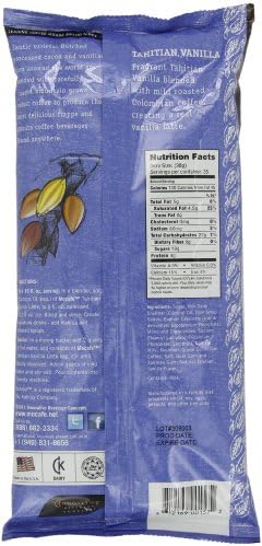 MOCAFE Tahitian Vanilla Latte Frappe Mix, Blended Iced Coffee Instant Latte Powder, 3lb Bulk Bag
