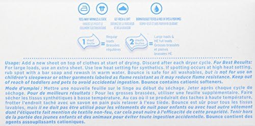 Bounce Fabric Softener Dryer Sheets, Free & Gentle, 160 Count - Packaging May Vary