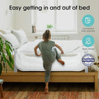 Baby Bed Rail Guard for Toddlers -47" Toddler Bed Rails for Twin, Full, Queen, King Bunk Size Bed Swing Down Bedrail Extral Tall Child Safety Side Railing Guards for Kids