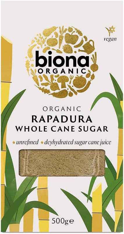 BIONA Organic Rapadura Cane Sugar, 500 GR