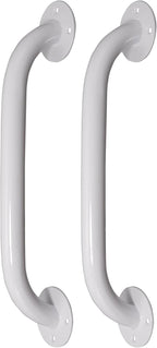 Drive Medical RTL12012 Powder-Coated Grab Bar, White (Pack of 2)
