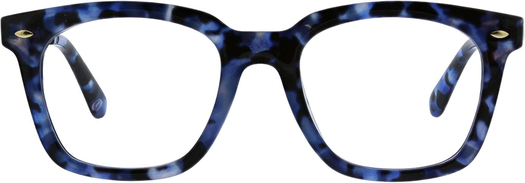Peepers by PeeperSpecs womens Limelight Oversized Blue Light Blocking Reading Glasses