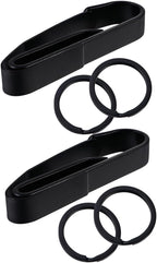 BESPORTBLE 2Pcs Durable Multifunctional Belt Buckle Key Holder Practical Keychain Clip with Stylish Design for Linking Keys and Pendants
