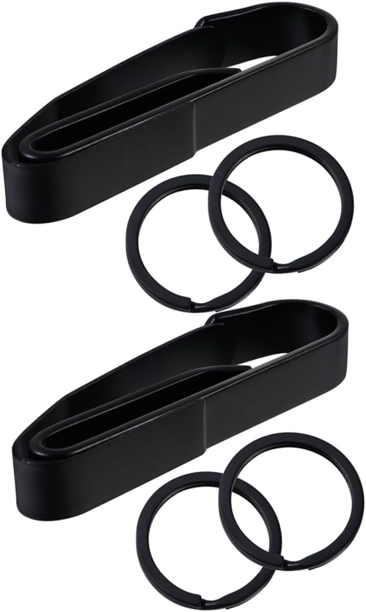 BESPORTBLE 2Pcs Durable Multifunctional Belt Buckle Key Holder Practical Keychain Clip with Stylish Design for Linking Keys and Pendants