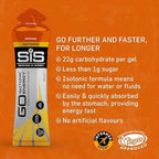 SiS Science In Sport Running Energy Gels, Full of Electrolytes, Good For Hydration, Flavor Variety Pack, Vegan, Gluten & Dairy Free, 14 x 60ml, Orange