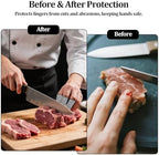 20 PCS Cut Resistant Finger Cots, Reusable Finger Guards, Durable Non Slip Thumb Protector Sleeve, Breathable Fingertip Covers for Kitchen, Work, Sculpture