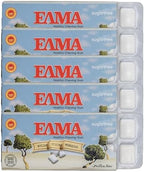 ELMA Sugar Free Greek Chewing Gum with Natural Chios Resin Gum Mastic and Mastiha Oil - 5 x 10-Packs