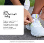 THORNE - Zinc Bisglycinate 15 mg - Highly Absorbable Zinc Supplement - Supports Immune System, Eye, Skin & Reproductive Health* - Third-Party Certified - Gluten, Dairy & Soy-Free - 60 Capsules