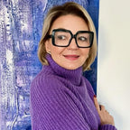 CessBlu 6 Pack Huge Square Reading Glasses for Women Screwless without Metal Spring Hinges Oversized Stylish Readers +1.50