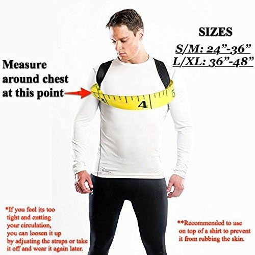 Agon® Posture Corrector Clavicle Brace Support Strap, Posture Brace Medical Device to Improve Bad Posture, Thoracic Kyphosis, Shoulder Alignment Upper Back Pain Relief for Men and Women