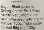 Mrs Bridges Blackcurrant Preserve, Made in Scotland, 12oz Jar (Pack of 1)