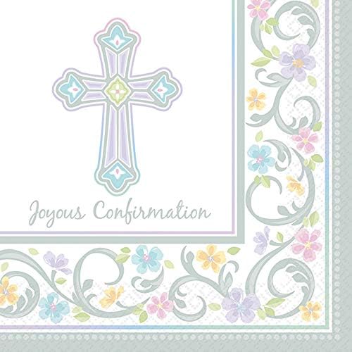 amscan Luncheon Party Supplies Napkins, Pack of 36, Multicolor