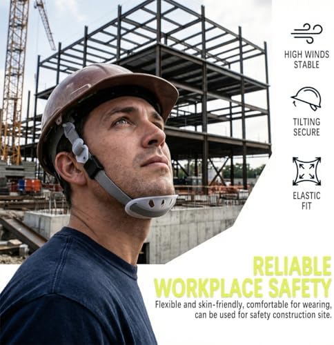 DOITOOL Adjustable Hard Hat Chin Strap Universal Helmet Jaw Strap Comfortable Protective Gear for Construction Safety Work
