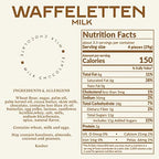 Bahlsen Waffeletten Milk Chocolate Dipped Cookies - Delicate wafer rolls dipped in milky European chocolate - 3.5 oz boxes (12 boxes)