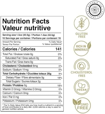 Pride Of India - PACK of 6 - Indian Whole Brown Crimson Masur Lentils - Protein & Fiber Rich Masoor Whole, 1.5 Pound Jar