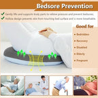 Donut Pillow for Bed Sores Pressure Ulcer Relief Seat Cushion Butt Pillows for Sitting After BBL Hip Surgery Postpartum Medical Ring Cushion for Tailbone Pain Hemorrhoid Pillow Doughnut Pad (Grey)
