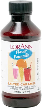 LorAnn Salted Caramel Flavor Fountain, 4 oz Bottle