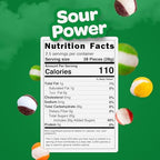 Freezy Peazy Freeze Dried Candy. Sour Power Crunch. Tangy Fruit Flavor. No Melt Crispy Sour Candy Snack with Sweet and Tart Zing. Colorful Crunchy Treat. Shelf Stable. 2.5 oz. (Pack of 6)