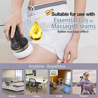 Handheld Cellulite Massager-Body Sculpting Machine with Lymphatic Drainage, Skin Tightening, and Vibrating Beauty Sculpt Massage Function. Suitable for Women Men Use at Home