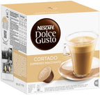 Nescafé Dolce Gusto Cortado Espresso Macchiato, Pack of 2, (32 Capsules in total)