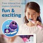 Philips Sonicare for Kids 3+ Bluetooth Connected Rechargeable Electric Power Toothbrushes, Interactive for Better Brushing