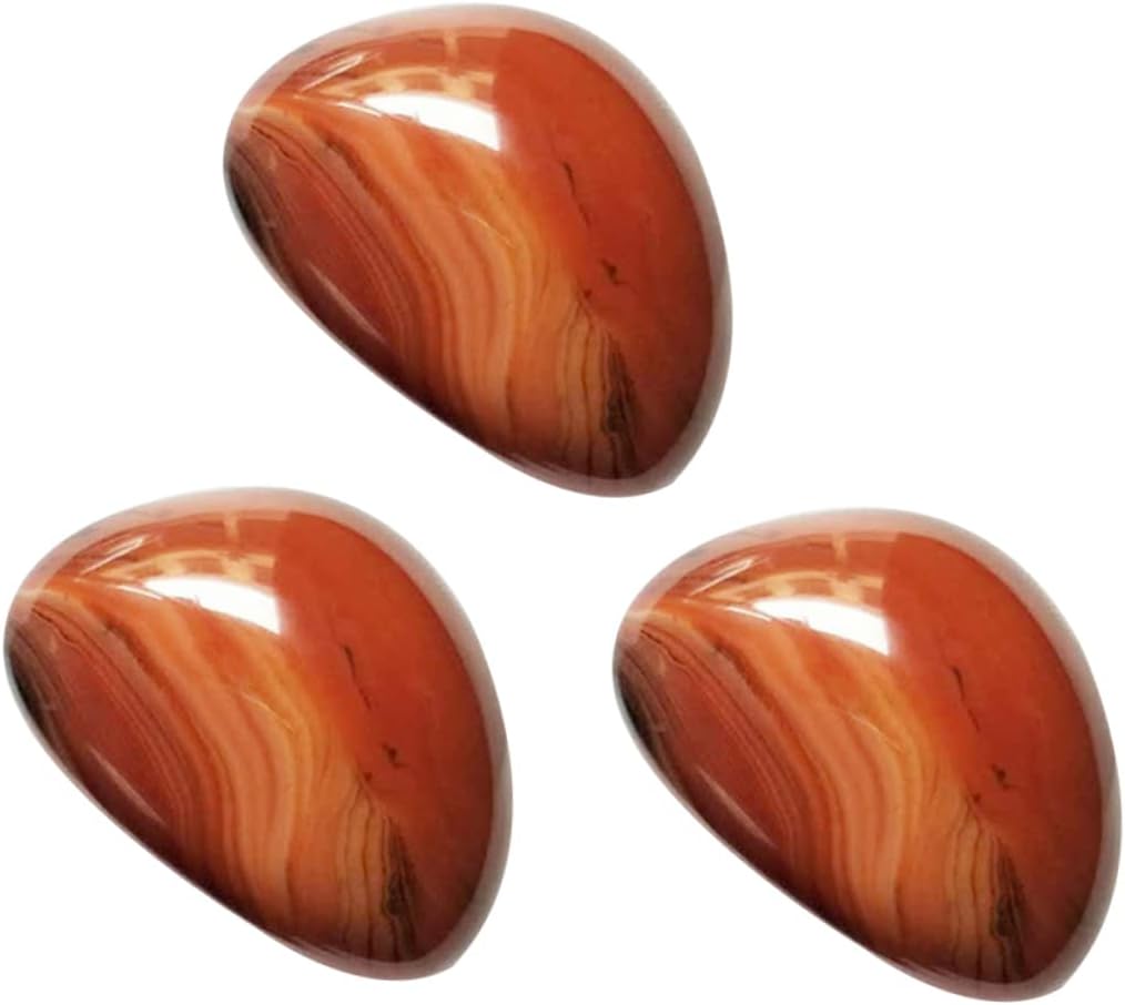 Natural Sard Agate Pebble Banded Agate Stone for Crafts Healing Stone Sardonyx Tumbled Big Size 5-7cm