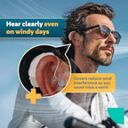 Hearing Aid Covers | #1 Hearing Aid Accessories Includes Waterproof Sweat Covers & Lanyard with Clips to Prevent Loss, Cloth Protector Sleeves That Connect to an Included Lanyard (Light)