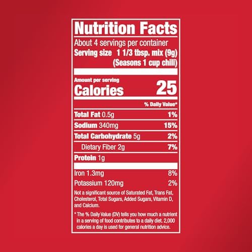 McCormick Original Chili Seasoning Mix, 1.25 oz