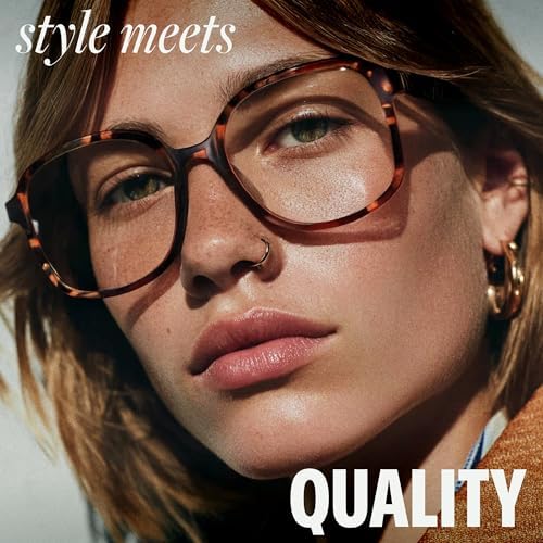 miyya Blue Light Blocking Glasses for Women, Blue Light Glasses for Women Oversized Fashion Glasses