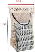 Stickable Storage Bag, 10 Pcs 11.5 In x 9.5 In Hanging Mesh Bags for Kitchen, Bathroom Garbage and Cloth Storage (10)