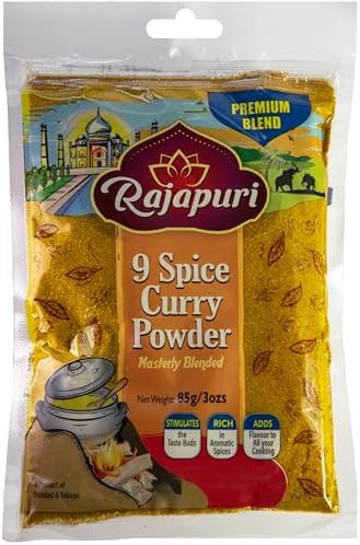Rajapuri Curry Variety 3-Pack | 9-Spice | Mild | Coconut - 3 x 3Oz. (3x85g)