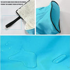 Winter Thicken Wheelchair Warmer Blanket for Adults, Waterproof Fleece Lined Wheelchair Cozy Cover with Zipper, Lap Blanket for Elderly, Warm Covers Leg and and Lower Body