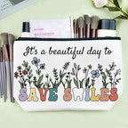 Dental Hygienist Gifts Dental Assistant Gifts Dentist Gift for Women Coworkers Student Makeup Bag Accessories Christmas Birthday Graduation