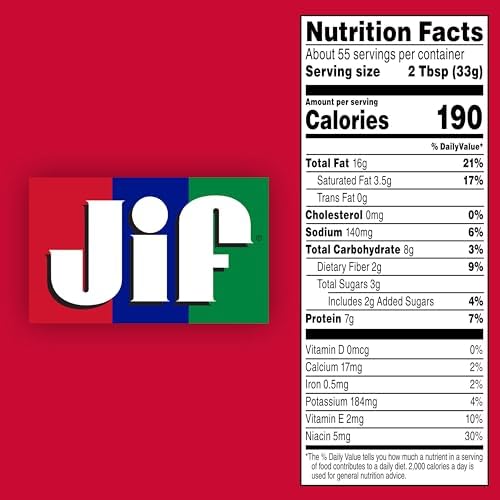 Jif Creamy Peanut Butter, 4-Pound Can
