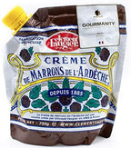 Clement Faugier Chestnut Spread From France 26.4 oz (Pack of 2) Chestnut Jam Pouch | Creme De Marron Chestnut Puree | Chestnut Paste French | Gourmet Chestnut Cream, Kosher | Produced For Gourmanity