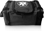 ASA TECHMED First Aid Responder EMS Emergency Medical Trauma Bag EMT, Fire Fighter, Police Officer, Paramedics, Nurse, Black