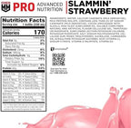 Muscle Milk Pro Advanced Nutrition Protein Shake, Slammin' Strawberry, 11.16 Fl Oz (Pack of 12), 32g Protein, 1g Sugar, 16 Vitamins & Minerals, 5g Fiber, Bottled Liquid, Gluten Free