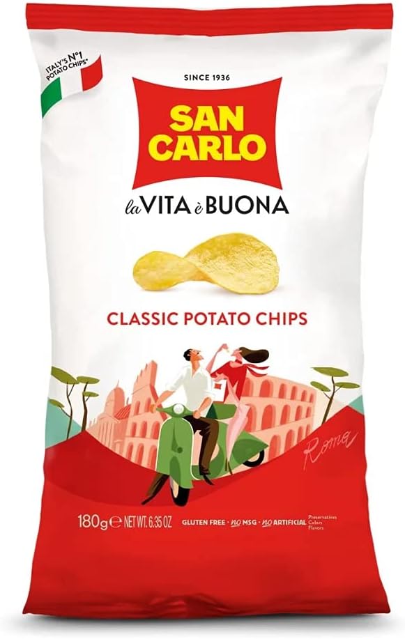 San Carlo CLASSIC POTATO CHIPS 180gr