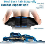 Deluxe Neoprene Double Pull Lumbar Lower Back Support Brace Exercise Belt Waist Trainer Belt