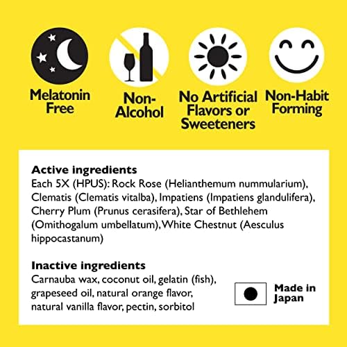 Bach Rescue Sleep Liquid Melts, Natural Orange Vanilla Flavor, Natural Sleep Aid, Stress Relief, Homeopathic Flower Essence, Free of Melatonin, Non-Alcohol, 3 Pack, 28 Count Each