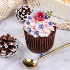 Blue Sprinkles, 7.8oz Edible Pearl Sprinkles for Cake Decorating, Sugar Candy Pearls for Baking, Cookie Decorations & Cupcake Topper, Wedding Party Christmas Supplies (Navy Blue)