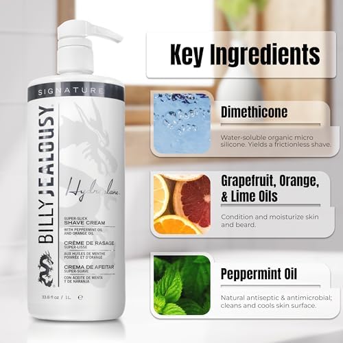 Billy Jealousy Hydroplane Foamless Super-Slick Mens Shave Cream