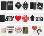Wanateber Explosion Box, DIY Explosion Box with 6 Faces, Main Part Assembled Handmade Photo Album for Birthday Gift, Anniversary, Valentine's Day, Wedding (Black)