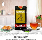Mevlana - Pure Ceylon Loose Leaf Tea | Premium Black Tea Leaves | Rich & Smooth Sri Lankan Blend | Naturally Fresh | Perfect for Tea Lovers & Iced or Hot | OP 1 Grade | 1lb 454g