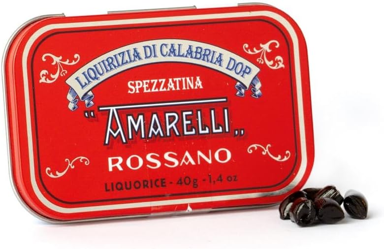 Amarelli, Rossa Liquorice Tin, 1.4 Ounce