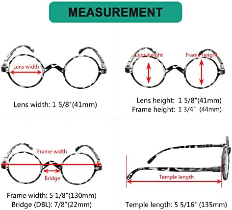 Eyekepper Round Reading Glasses a Little Large Than Vintage Professor Oval Readers