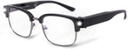 OKH Reading Glasses with Light Metal Frame Magnifier Reading Glasses Rechargeable Bright Led Readers Glasses for Men Women