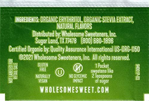 Wholesome Sweeteners Sweetener Stevia Packets 1000 Pc, 1000 ct