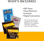 Craft A Brew - Mead Recipe Kit Refill - Staggered Mead Yeast Nutrients - For Healthy and Productive Yeast Fermentation - Ingredients for Home Brewing - Mead Making Supplies - Yields 1 Gallon